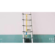 3.2+3.2m double side aluminium telescopic ladder EN131 CE